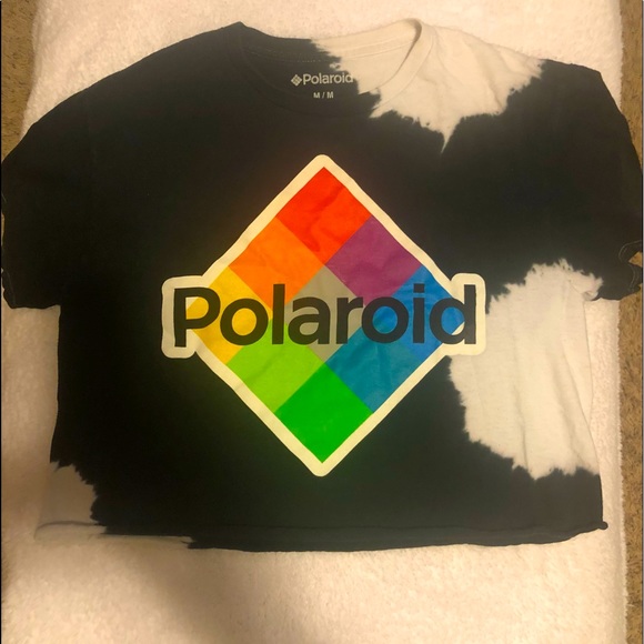 Polaroid Tops - Polaroid oversized crop tee